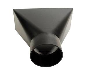 KUENCE Dust Collector Hood For Rectangular Suction Port Funnel Shape Mouth Industrial Vacuum Cleaner Connector Accessories