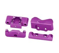 KUENCE Metal Aluminum Alloy Front Rear Bulkhead Pin Mount LOS-1761 For LOSI 1/24 Micro-B 2WD Buggy RTR LOS00007 Upgrade Accessories(PURPLE)