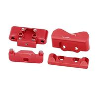 KUENCE Metal Aluminum Alloy Front Rear Bulkhead Pin Mount LOS-1761 For LOSI 1/24 Micro-B 2WD Buggy RTR LOS00007 Upgrade Accessories(Rot)