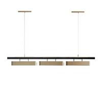 KUENCE Postmodern Light Luxury Metal Long Row Chandelier Simple Creative Villa Bar Decoration Pendant Light New Italian Long Restaurant Suspended Chandelier LED Dimmable Indoor Lighting Fixtures