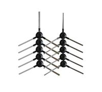 KUENCE Vacuum Cleaner Side Brush HEPA Filter For Ursus Trotter Ut-excellenza (b) Robotic Parts Accessories Filters Hepa(10pcs side brush)