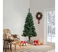 Künstlicher Eck Weihnachtsbaum PVC Tannenbaum Baum Mehrere Auswahl vidaXL