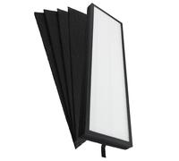 Kueohse 1 NEA-F1 True HEPA Replace Filters + 4 NEA-C1 Activated Carbon Filters,for NEA120 & WiFi CAF-W36USW