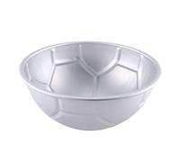 Kueohse 1 PCS 3D Half Round Ball Shaped Football Cake Mold 8 inch Thickening Aluminum Alloy Mould Birthday Baking Pan