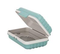 Kueohse 1 Piece Soap Holder, Soap Dish, Bar Soap Holder for Shower, Plastic Travel Soap Case with Lid for Gym, Travel Soap Box