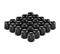 Kueohse 1000 Pcs Black Bicycle Tire Valve Cap Professional Plastic Caps Protection Leakproof Valve for Bike Motor Car