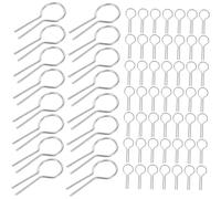 Kueohse 100Pcs Hanging Burn Needles Kit for Pottery and DIY Crafts Kiln Tools for Efficient Hanging and Firing for Artists