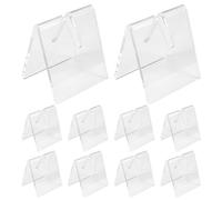 Kueohse 10PCS Clear Acrylic Knife Blade Display Stand Holders Folding Knife Display Stand Holder Pocket Knives Showcase Rack