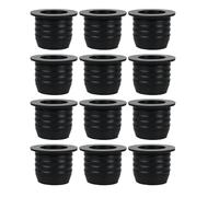 Kueohse 12 Pack Liquor Pour Spout Adapters, Pour Spouts for Large Neck Liquor Bottles, for Alcohol Olive Oil Up to 25 mm Neck