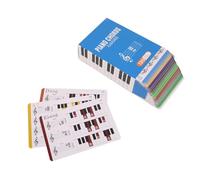 Kueohse 120PCS Piano Chords Scales Chart Master Piano Chord Progressions Piano Reference Music Learn for Teachers Students