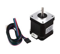 Kueohse 1Pcs Nema 17 Stepper Motor 48Mm Nema17 Motor 42Bygh 2A 4-Lead (17Hs8401) Motor 1M Cable for 3D Printer Cnc Motor