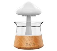 Kueohse 1Set Rain Cloud Night Light Smell Distributor Relax Aromatherapy Lamp Sounds Diffuser ABS