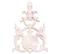 Kueohse 1X Rubber Wood Carved Applique Vintage Furniture