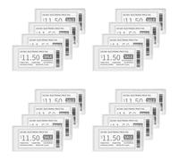 Kueohse 2.1 Inch Electronic Price Tag ESL TFT Screen Display No Messy Writing Bluetooth Connect Management for Android APP 16Pcs