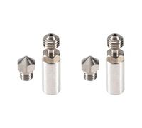 Kueohse 2 Set 0.4mm MK10 All Metal Hotend Kit Nozzle for, PowerSpec