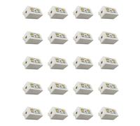 Kueohse 20X RJ45 Cat6 Junction Box for Ethernet Networking Cable Connection Accessories