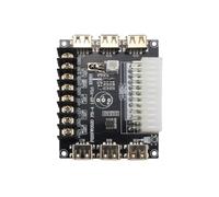 Kueohse 24 Pin/20Pin ATX Power Supply Breakout Board Module Adapter Power Connector Support 12V -12V 5V 5VSB 3.3V Without Case