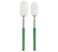 Kueohse 2Pieces Telescoping Sponge on Stick Pottery Sculpture Sponge Holder Ceramic Throwing Stick Pottery Trimming Tools