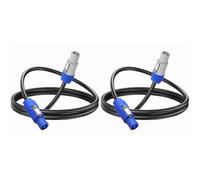 Kueohse 2X 16AWG PowerCon Power Cable AC PowerCon Input to PowerCon Output 15A 3Pin Power Extension Cable