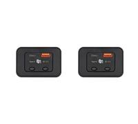 Kueohse 2X 48W Dual Switch Fast Charging PD Modified QC Car Mobile Phone Charger 12V24V Suitable for Car RV Bus Bus Ship