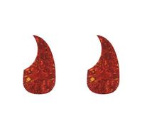 Kueohse 2X Acoustic Guitar Pickguard Pattern Decorated Self-Adhesive Pick Guard Sticker for Acoustic Guitar Accessories -B