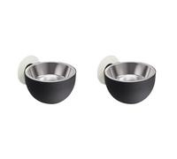 Kueohse 2X Dog Water Bowl Wall Mouted Cats for Small Dogs Pet Water Dispenser Kitten Drinking Raised Stand Dish Travel Feeder B