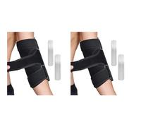 Kueohse 2X Elbow Brace for Cubital Tunnel & Ulnar Nerve Support - Adjustable Night Splint for Tennis Elbow, Tendonitis
