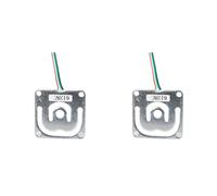 Kueohse 2X GML670 Weigh Sensor Thread Hole 3D Printed Micro-Weight Sensor Bridges Resistance Strain Body Weighing Load 50kg