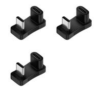 Kueohse 3X 180 Degree U-Shaped 100W USB 3.2 Type C Female to Male Adapter OTG 10Gbps Fast Data 4K