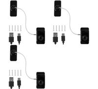 Kueohse 3X Fingerprint Fridge Lock, Refrigerator Safety Lock, Intelligent Cabinet Lock for Drawers, Dishwasher