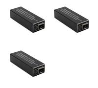 Kueohse 3X RPOE 1.25G Media Converter Transceiver Module 5V DC Type-C Input 1 Slot 1 RJ45 Ethernet Fiber Switch,B