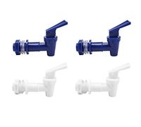 Kueohse 4 Pack Replacement Cooler Faucet Water Bottle Jug, Dispenser Tap Spigot Spout Water Beverage Lever Pour Dispenser Valve