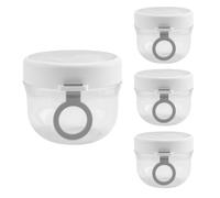 Kueohse 4 Pcs Overnight Oats Container with Lids and Spoons, 20Oz Overnight Oats Jars Airtight Yogurt Container for Milk, Fruit
