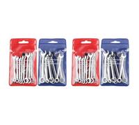 Kueohse 40 Pcs Open End Wrench Set, Mini Metric SAE Combination Wrench Set Thin, Ratchet Wrenches Multifunctional