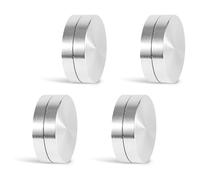 Kueohse 4pcs 30mm Pottery Trimming Spinners, Metal Mini Pottery Wheel Tools, Ceramic Tools Trim Stabilizer