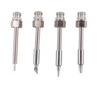 Kueohse 4pcs 510 Interface Soldering Tips and Burnt Threads for USB Rechargeable Temperature Adjustment Soldering Pen