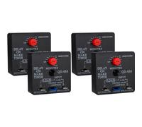 Kueohse 4Pcs Delay on Make Timer, QD-068, 0.03 to 10 Min, Adjustable Delay, 19-288 VAC or DC