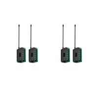 Kueohse 4Sets Heltec LoRa32 V4 Meshtastic Board + Battery + Case WIFI BLE SX1262 LoRa OLED Solar Powered Dev-Board