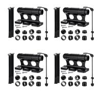 Kueohse 4X Bicycle Rack Car Roof-Top Mount Racks Road Bike Carrier Front Fork Quick Release Fixed Clip Parking Rack Bracket