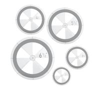 Kueohse 5 Pcs Circle Templates Quilting Template Circle Ruler Quilting Template Set for Quilting Drafting Acrylic Round Quilt Circle Cutter Ruler