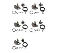 Kueohse 5 Set 1P39QMB Kick Gear Kit Kits with Spring Washer for GY6 50cc 60cc 80cc 139qmb Scooters Moped