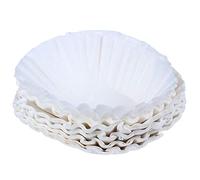 Kueohse 500Pcs 25Cm Sheets American Commercial Coffee Filter Paper Basket Coffee Filters Coffee Ware Coffee Filters (White)