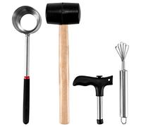 Kueohse 5Pack Coconut Opener Tool Set for Young Coconut Stainless Steel Coconut Opener Kit Jack Opener Kit