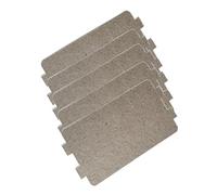 Kueohse 5Pcs Thickened Wave Guide Spare Parts Accessories Cap Microwave Oven Cover Sheet Universal Repairing Mica Plate