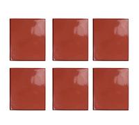 Kueohse 6 Pack Silicone Dehydrator Sheets Non Stick Square Edge Dehydrator Trays for Meat Vegetables Fruit Food Dryer Mat