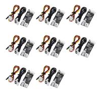 Kueohse 8X Single 12V 0.8A DC PWM 2-3 Wire Fan Temperature Control Speed Controller Chassis Computer Noise Reduction Module