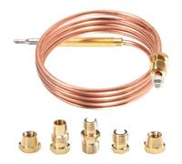 Kueohse 900Mm Gas Stove Universal Thermocouple Kit M6X0.75 With Spilt Nuts (Five) Replacement Thermocouple