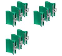 Kueohse 9Pcs Silicone Mug Clamp 15 OZ 3D Sublimation Silicone Cup Wrap Fixture for Printing Heat Transfer Machine, Green