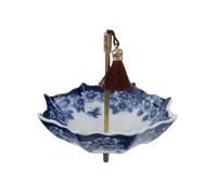 Kueohse and White Umbrella Tea Strainer Ceramic Tea Filter Screen Tea Ceremony Accessories Table Decorations Ornaments