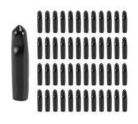 Kueohse Black Rubber Pourer Cap Liquor Bottle Pourer Cover Dispenser Spout Dust Covers (48)